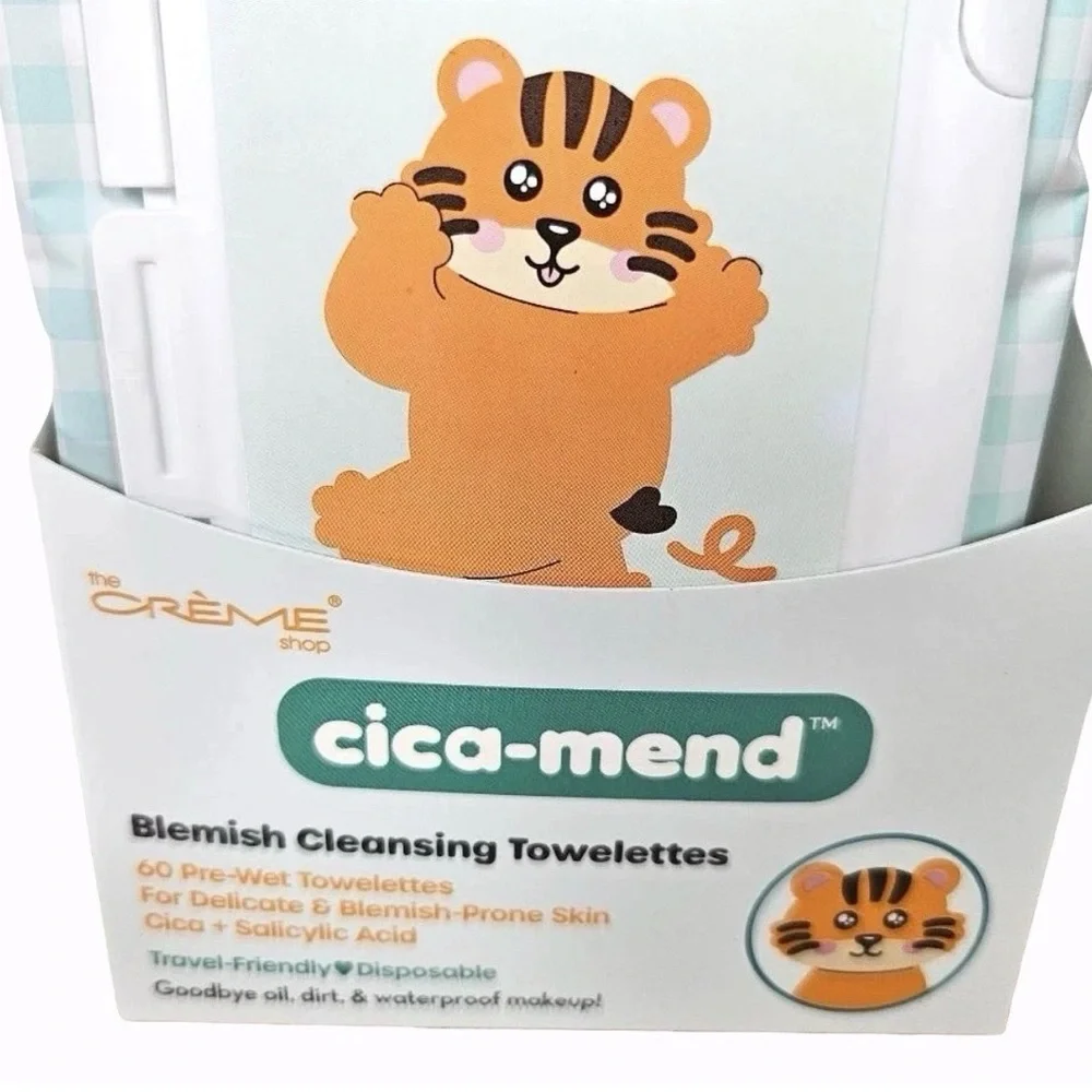 The Creme Shop Cina-Mend 60 Count Blemish Cleansing Towelettes New in Packaging
